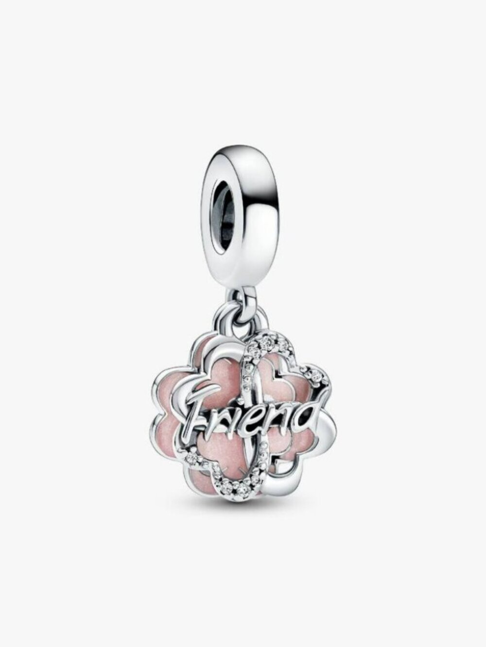 Pandora Four-leaf Clover Friendship Double Dangle Charm